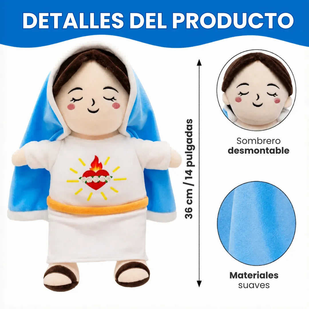 Peluche Respiratorio Virgen María