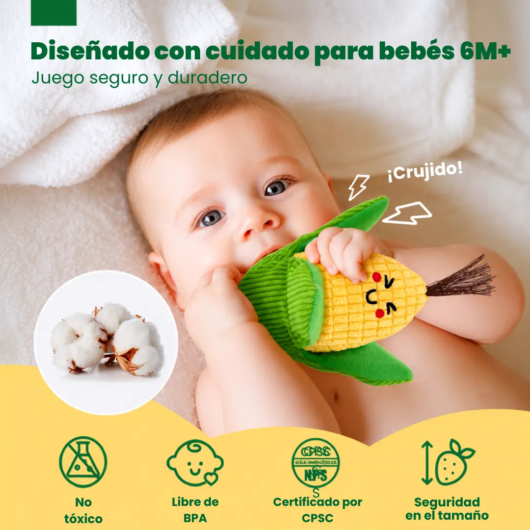 HuggyVeggie™ Set Sensorial de peluches