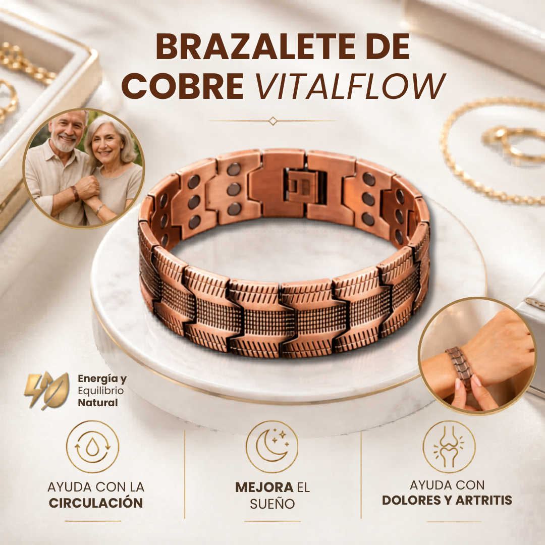 Brazalete de Cobre Magnético® VitalFlow