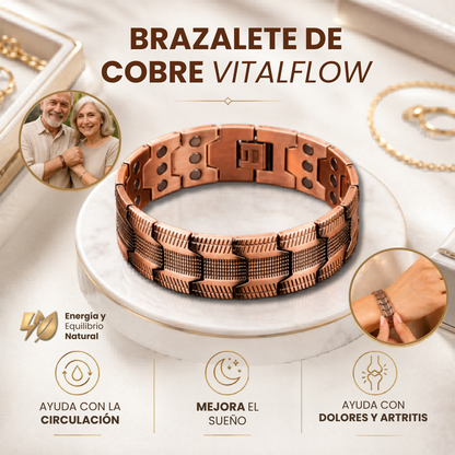 Brazalete de Cobre Magnético® VitalFlow