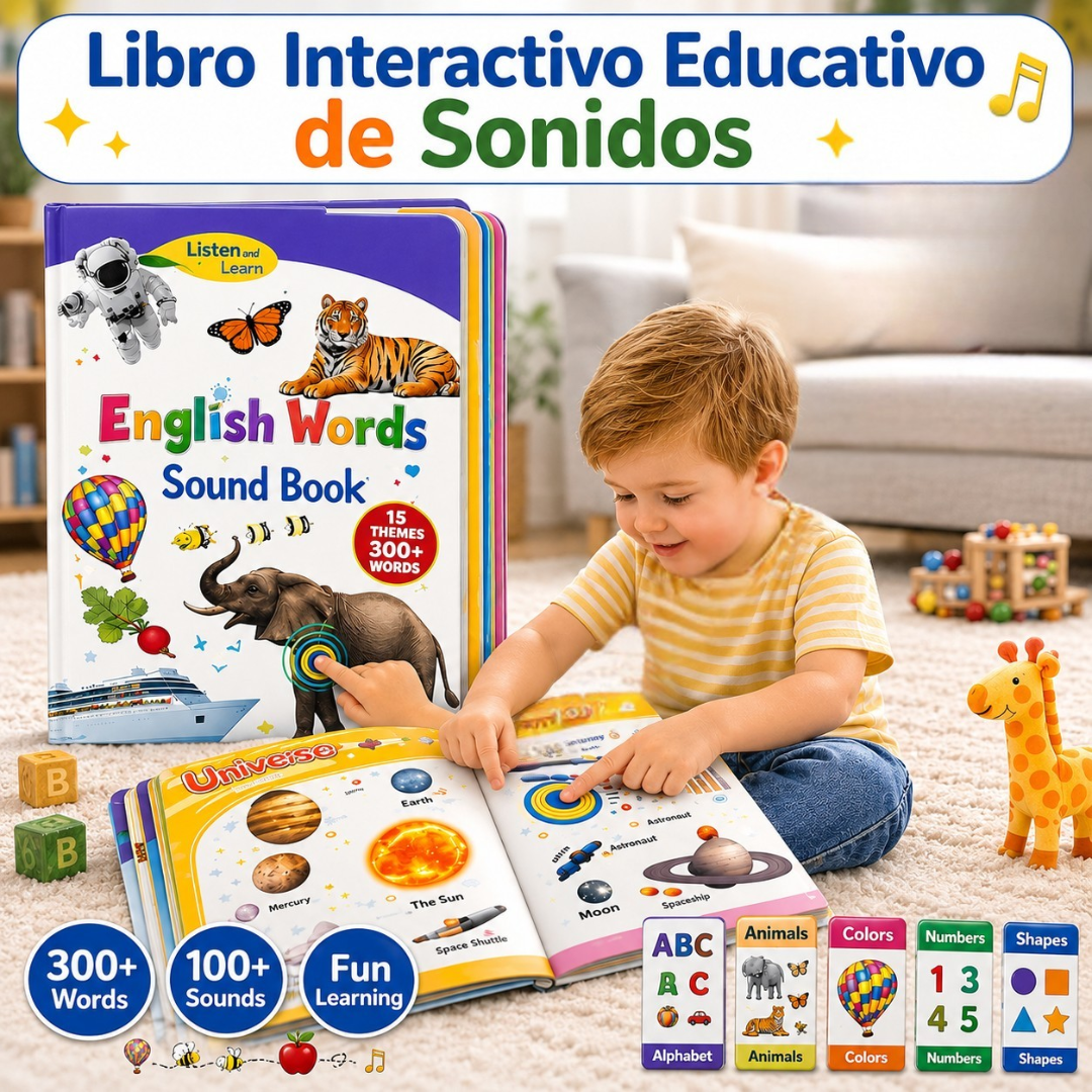 Libro Interactivo SoundMaster Kids™📚