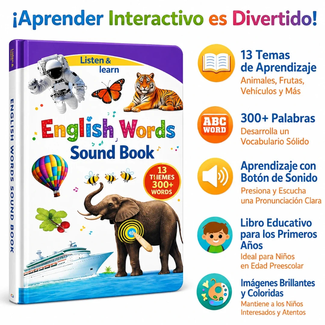 Libro Interactivo SoundMaster Kids™📚