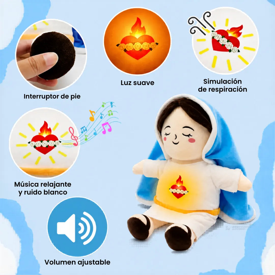 Peluche Respiratorio Virgen María