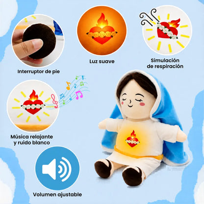 Peluche Respiratorio Virgen María