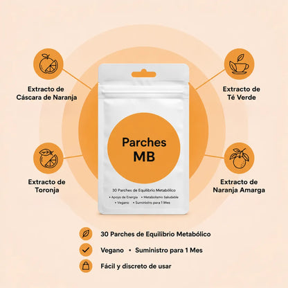 🍊 MB™ Parches Estimulantes del Metabolismo Pack (60 Parches)