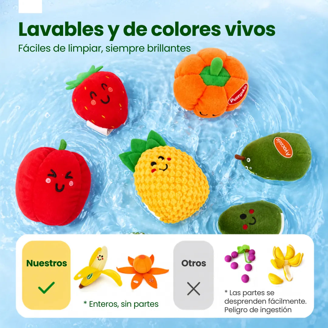 HuggyVeggie™ Set Sensorial de peluches