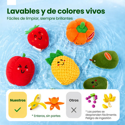 HuggyVeggie™ Set Sensorial de peluches