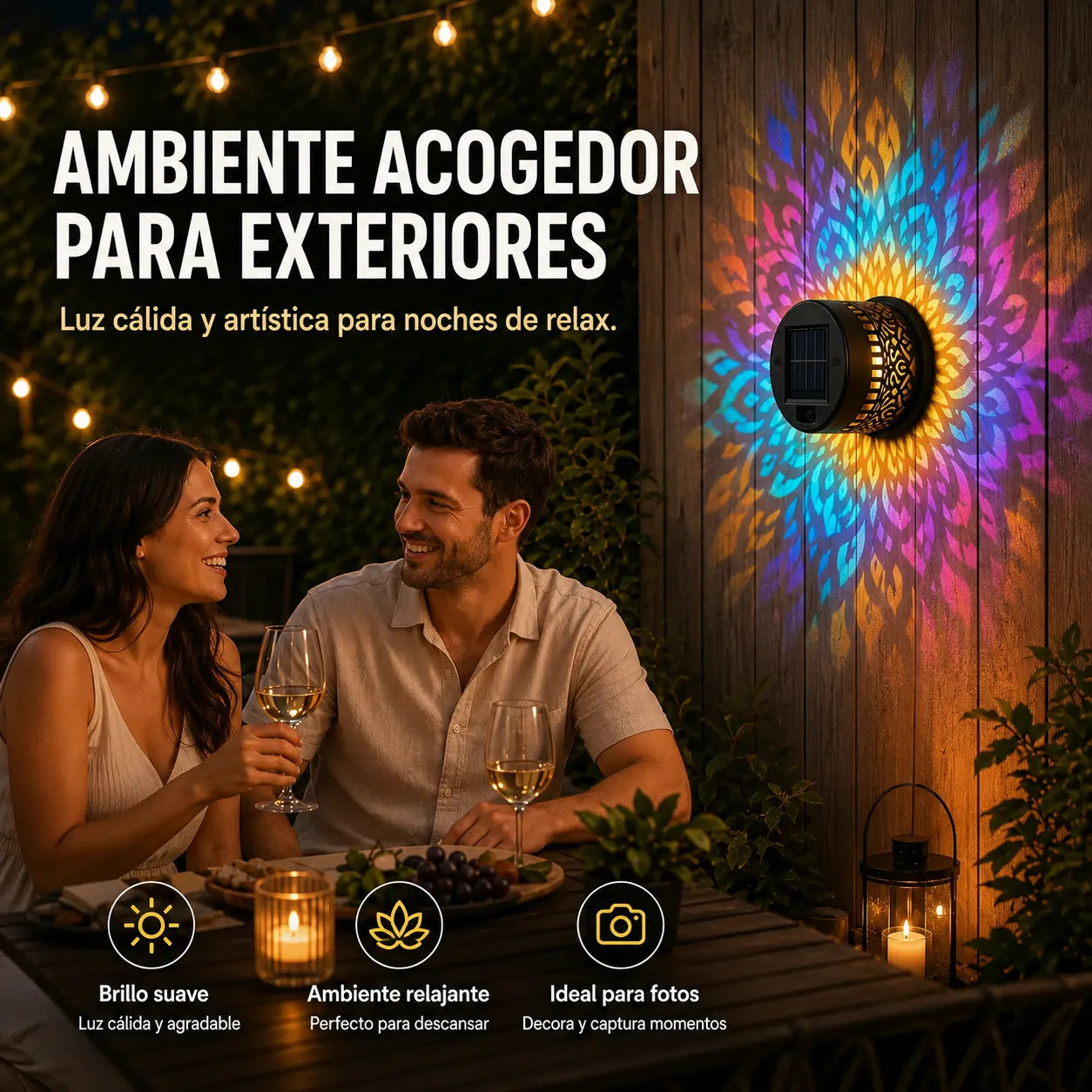 LuminaMandala™🏮 Proyector Solar