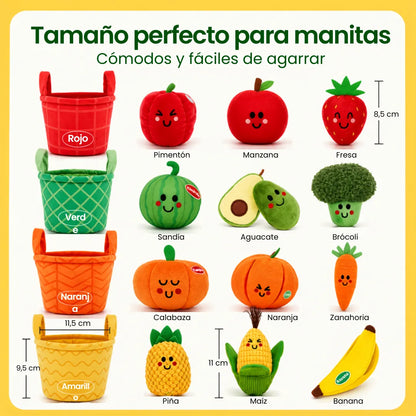 HuggyVeggie™ Set Sensorial de peluches