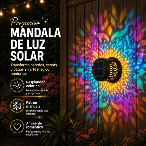LuminaMandala™🏮 Proyector Solar
